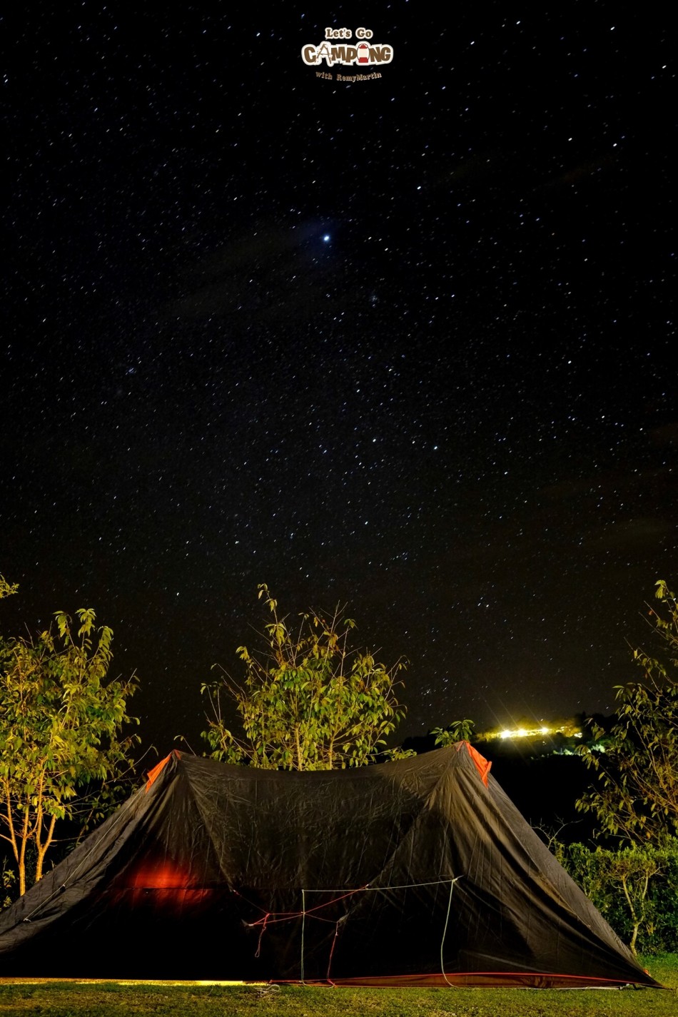 星空下露營區